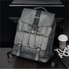 Black Leather 15 inch Laptop Bag