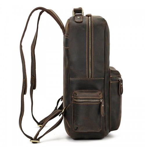 15 inch Laptop Backpack Leather