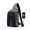 Sling Cross Body Bag With USB Charging Port