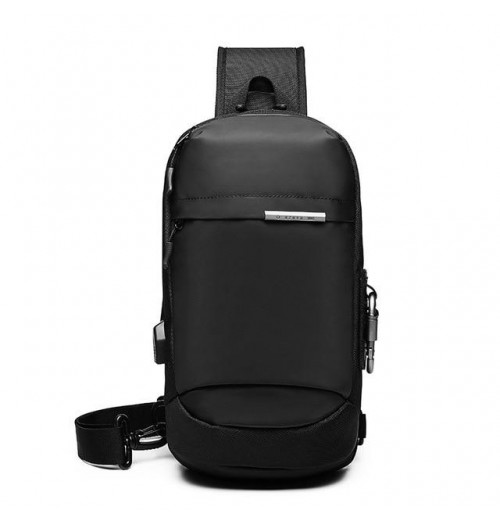 Crossbody Sling Bag With USB Charging Daypack