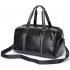 Leather Travel Bag With Shoe Compartment